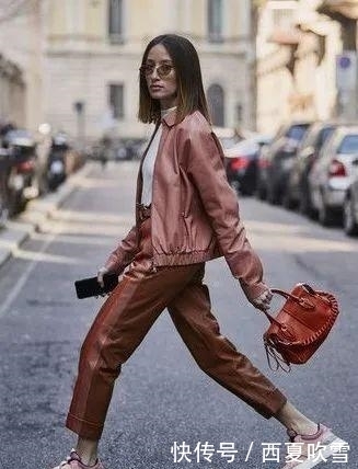 分烟管裤|九分裤+平底鞋,才是早秋最潮搭配