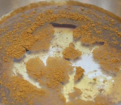 成品|8寸木糖醇咖啡肉桂戚风蛋糕(完全不开裂)