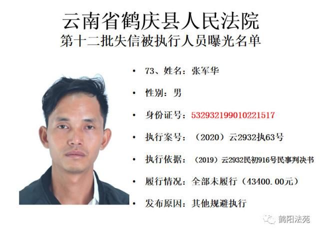 有人|又一批失信被执行人名单曝光,有人仅因为213元钱!