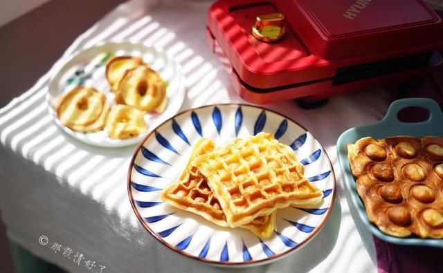  三明治机|厨艺小白怎么涉猎甜品领域？其实华夫饼、鸡蛋仔很简单啦
