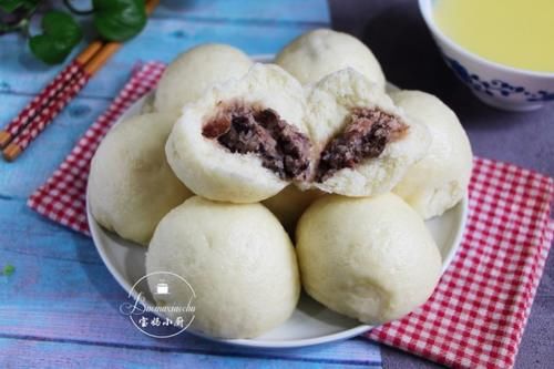  自制豆沙馅|这款面食做早餐，我一口气能吃4个，比馒头好吃，比菜包子受欢迎