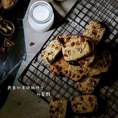  饼干|燕麦红枣核桃饼干