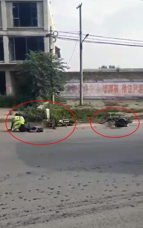  路人|保新路喇喇地渣土车肇事，两骑车路人被撞一死一伤