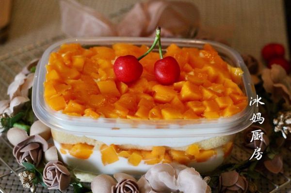 盒子|芒果奶油盒子蛋糕