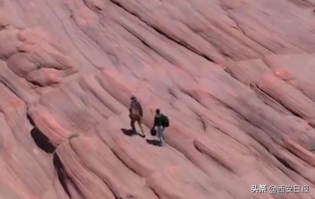  违规进入|网红踩踏陕西丹霞地貌，处理结果来了