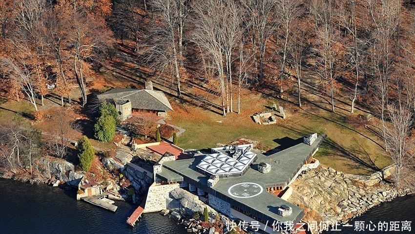 曼哈顿|美国曼哈顿“心形”岛屿, 最孤独、浪漫豪宅, 有停机场有码头, 真有钱