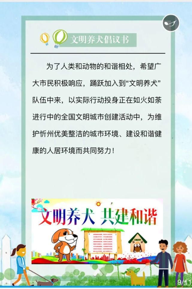 重点管理区内|文明之忻丨文明养犬 从我做起