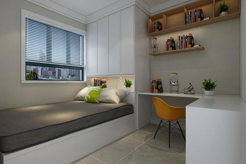 空间|113平米三居室设计说明,4万元装修的现代风格有什么效果?