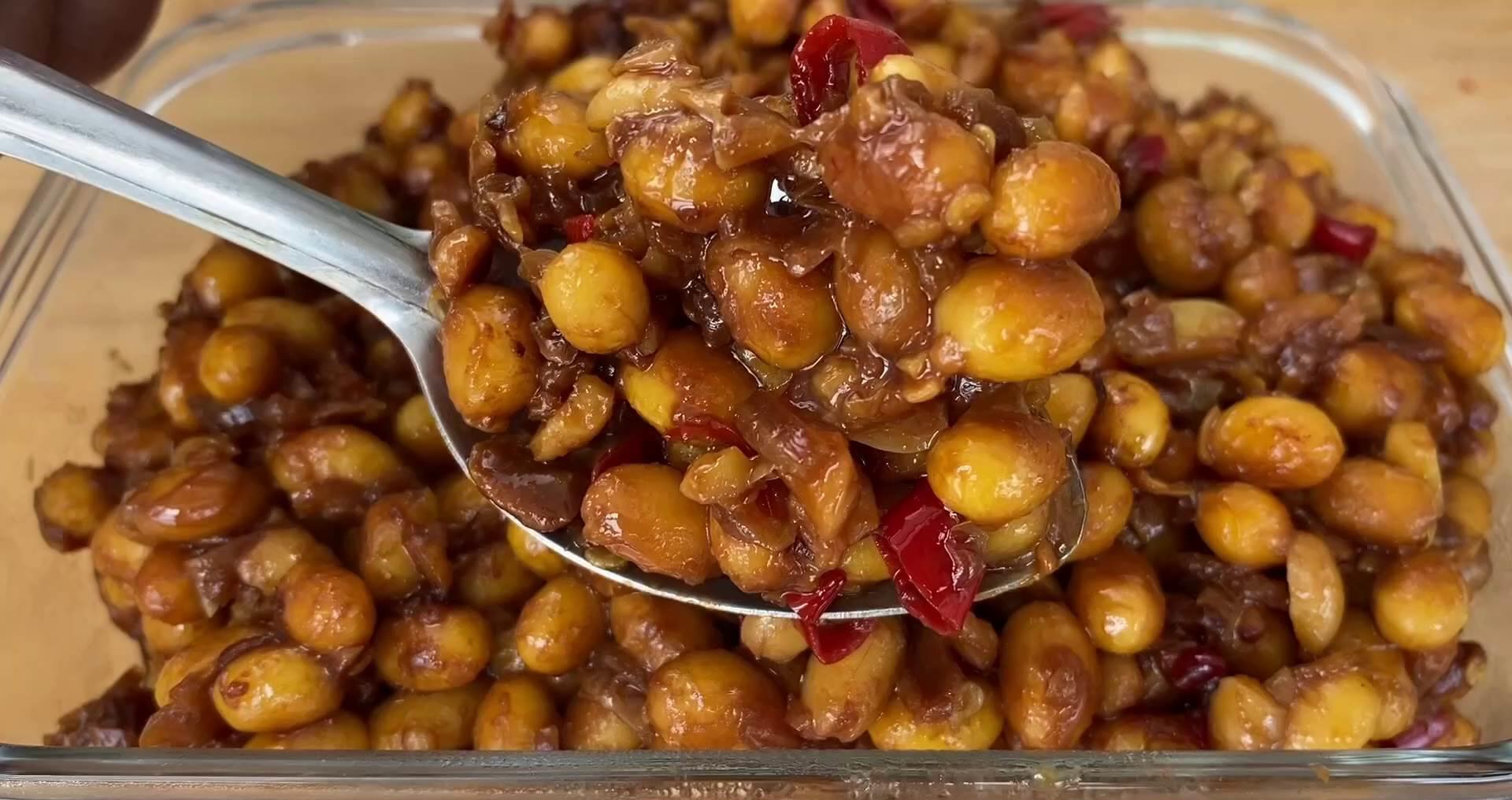 下饭|想吃黄豆酱自己在家就能做,传统老配方,香辣绵软又下饭,真香