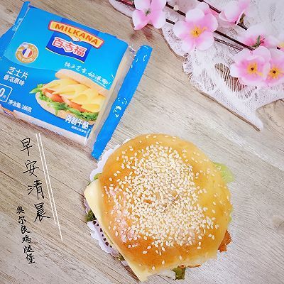 芝士|奥尔良芝士鸡腿堡