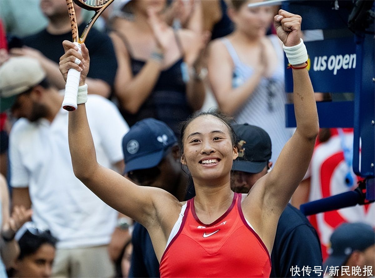 在赛季末找到了赢球的感觉！郑钦文首次打入大满贯女单八强