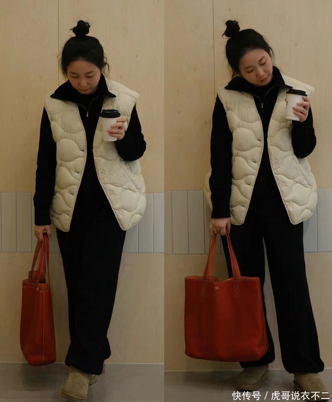 秋冬灰黑白穿搭太高级，简单实用又不过时，中年女人穿出气质必选