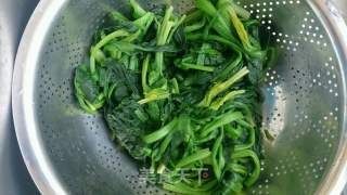 粉丝|快手家常菜凉拌菠菜粉丝,简单又开胃