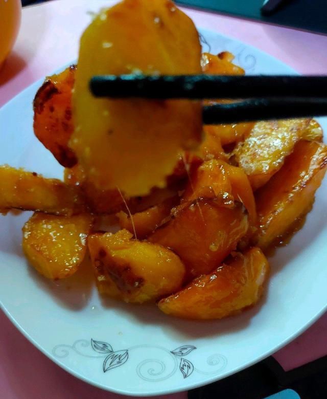  十足|香甜可口的拔丝红薯，简单好做美味十足，太好吃了！