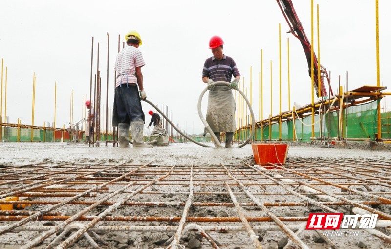 湖南新田：重点校园建设项目加速推进（组图）