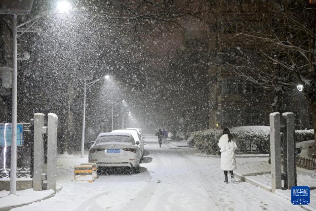 北京迎来降雪