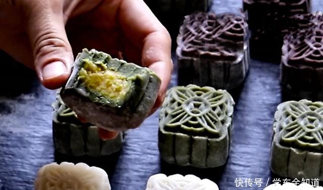 月饼|马上中秋节，教你在家做月饼，晶莹剔透，冰凉可口又软糯，特好吃