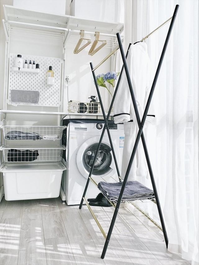  表妹|这样的阳台洗衣区你喜欢吗？简洁清新，颜值和实用性兼具