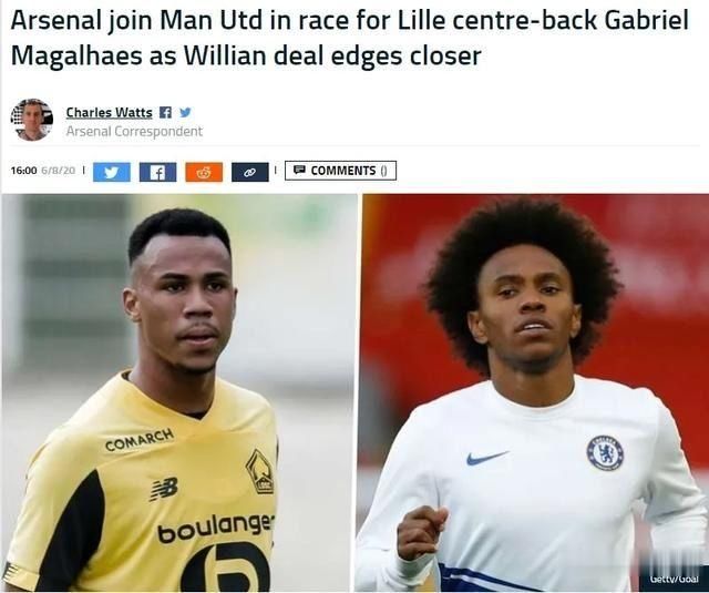 接近|双喜:阿森纳接近搞定两大30+球星!队报:枪手有意里昂中场新星