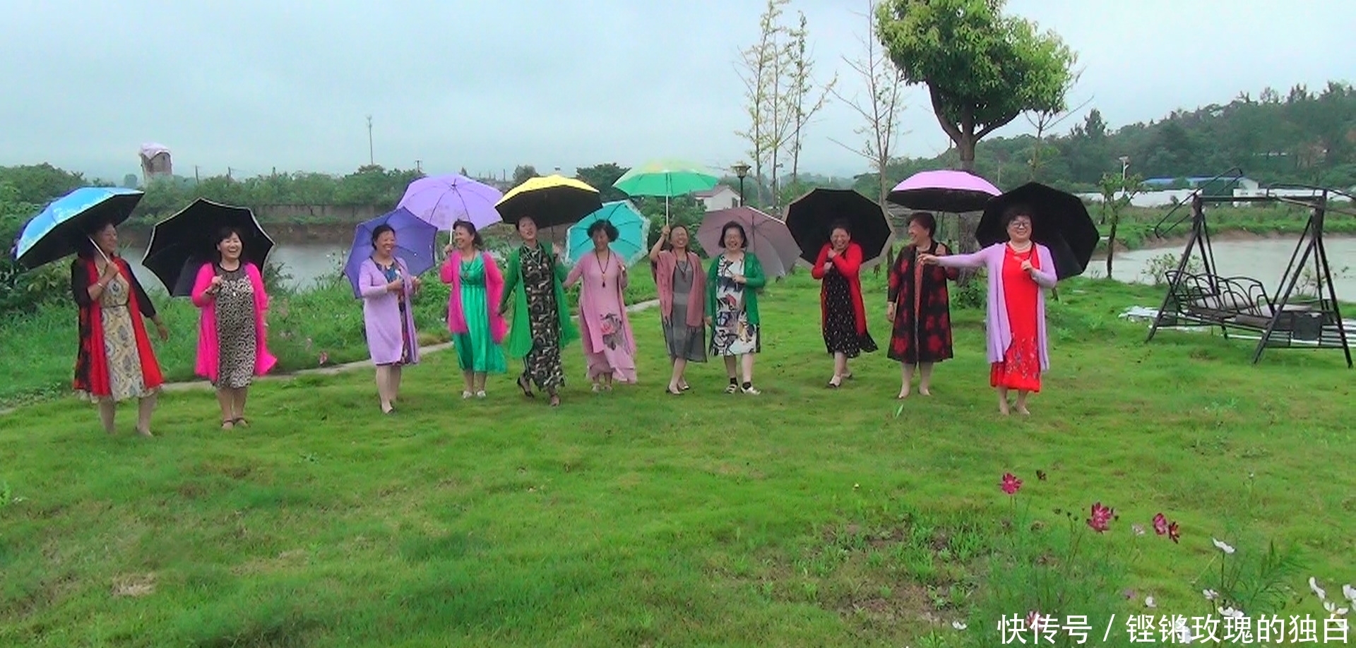 八中|马鞍山八中74届高中女生模特团:南京江宁竹庄生态园雨中走秀(音乐相册)