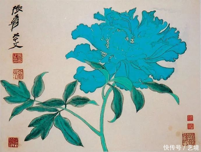 张大千花鸟画欣赏（100幅）