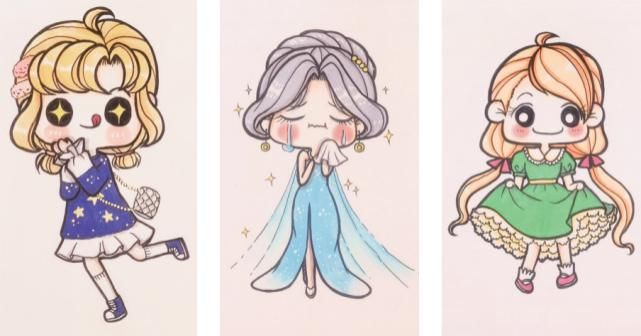  青春校园|解锁甜心少女换装趴！7个步骤画出青春校园风的Q萌女孩