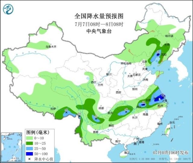 本周内东北地区内蒙古多降雨 华北黄淮等地开启持续性高温天气