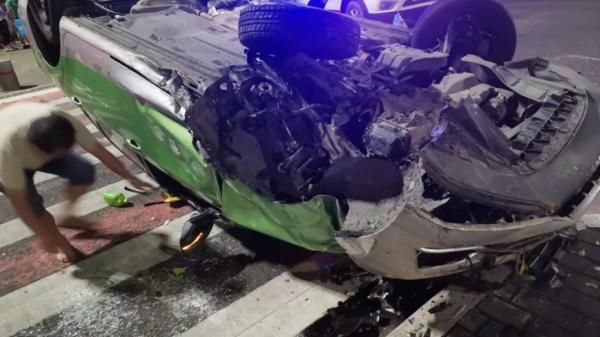  梁师傅|珠海夫妇凌晨打的回家，睡梦中撞上奥迪连翻两圈！是它救了两命！