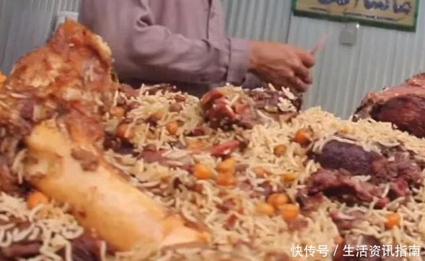 羊肉|印度10元一盘的羊肉饭,看看满满一锅全是肉,一吃就后悔了