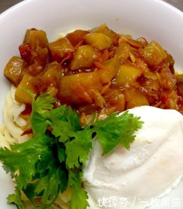 茄子|西红柿茄子打卤手擀面