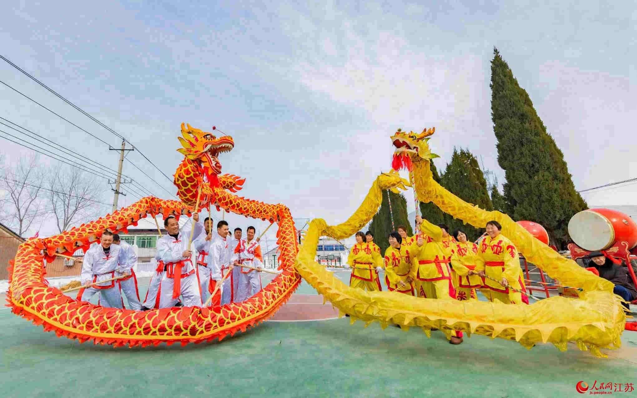 江苏泗洪：龙舞佳节迎新春_【快资讯】