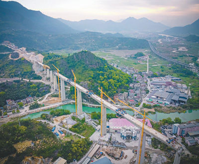 杭温高铁仙居到温州(杭温铁路(杭州至温州高速铁路)控制性工程建设